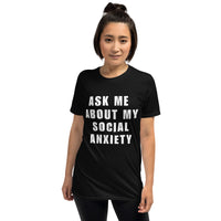 SOCIAL ANXIETY Short-Sleeve Unisex T-Shirt