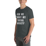 SOCIAL ANXIETY Short-Sleeve Unisex T-Shirt