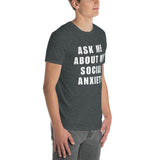 SOCIAL ANXIETY Short-Sleeve Unisex T-Shirt