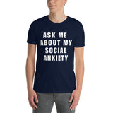 SOCIAL ANXIETY Short-Sleeve Unisex T-Shirt